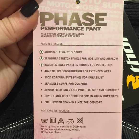 NWT Thor phase performance pants women’s 5/6 - Picture 5 of 8